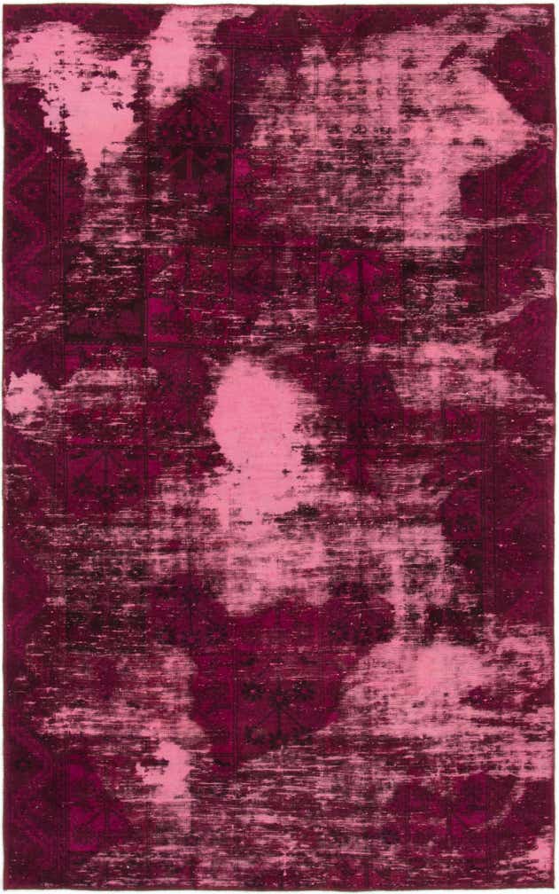4' 7 x 7' 6 Hand Knotted Ultra Vintage Persian Wool Rug