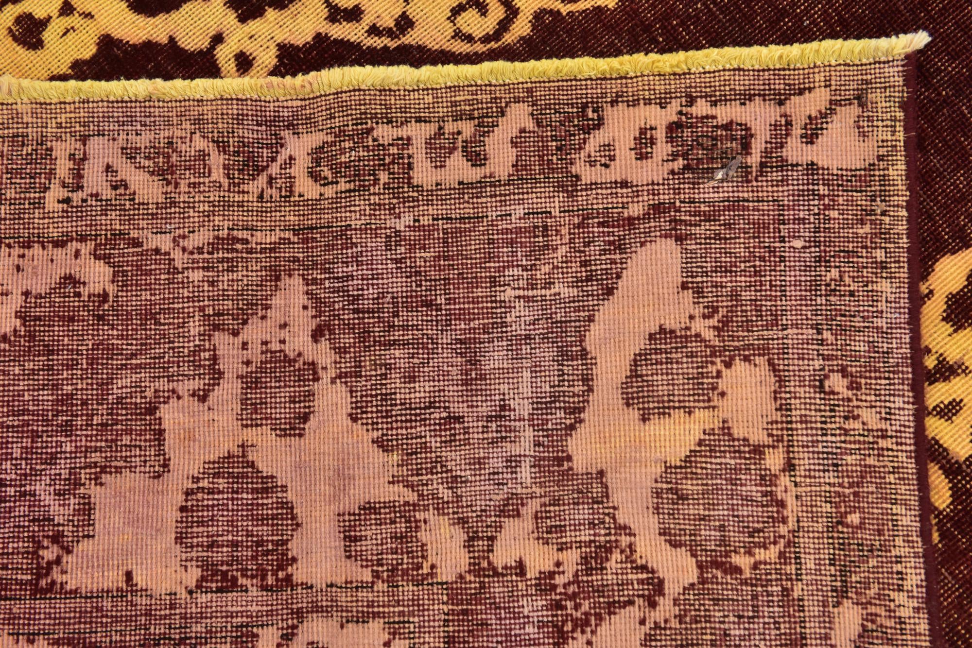 9' 7 x 12' 9 Hand Knotted Ultra Vintage Persian Wool Rug