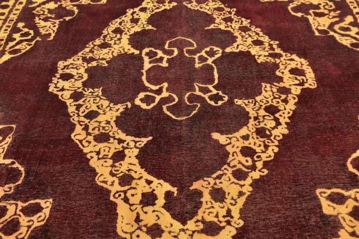 9' 7 x 12' 9 Hand Knotted Ultra Vintage Persian Wool Rug