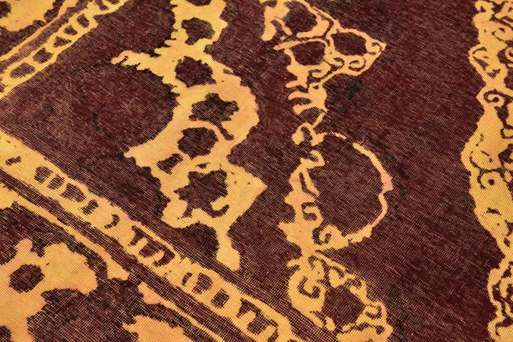 9' 7 x 12' 9 Hand Knotted Ultra Vintage Persian Wool Rug