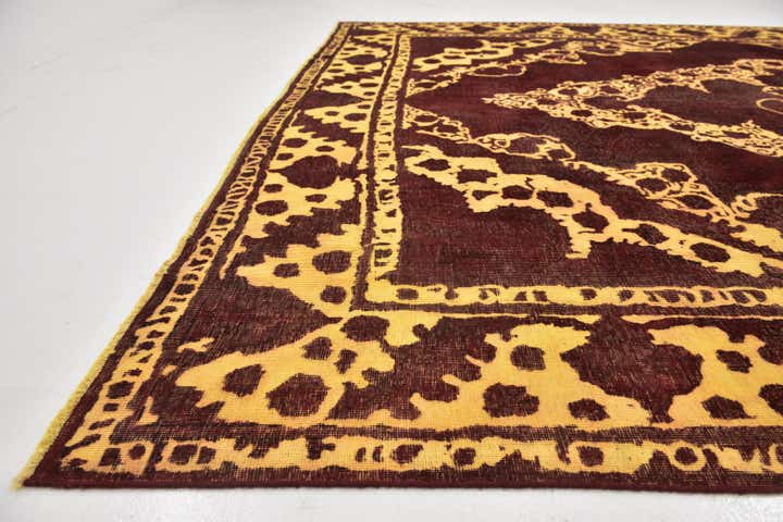 9' 7 x 12' 9 Hand Knotted Ultra Vintage Persian Wool Rug
