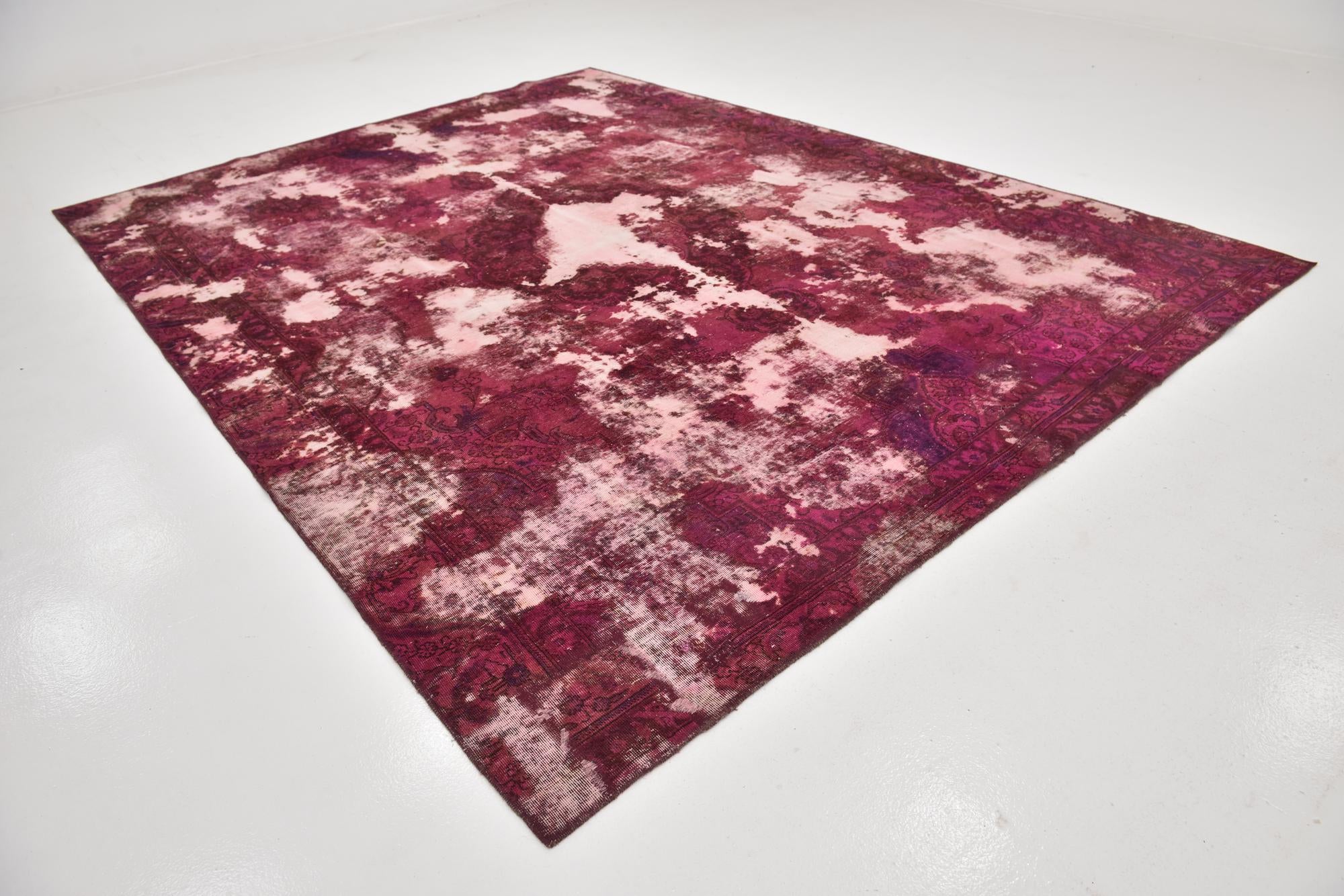 8' 10 x 11' 8 Hand Knotted Ultra Vintage Persian Wool Rug