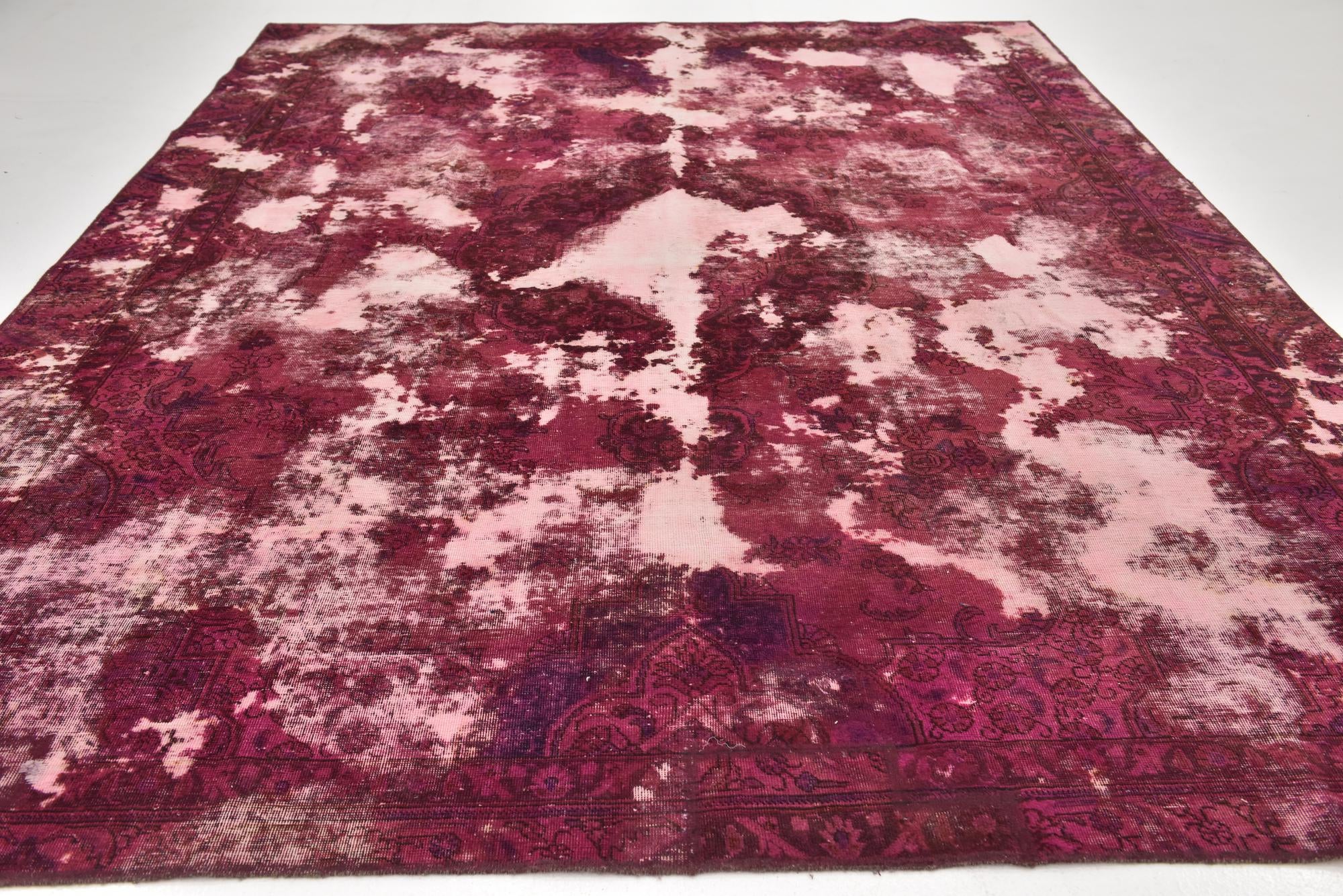 8' 10 x 11' 8 Hand Knotted Ultra Vintage Persian Wool Rug