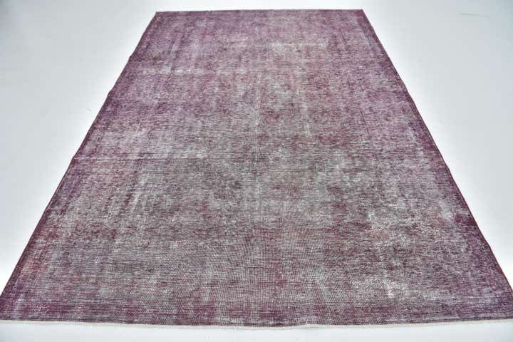 6' 6 x 9' 7 Hand Knotted Ultra Vintage Persian Wool Rug