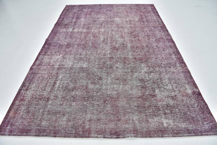 Detail image of 6' 6 x 9' 7 Hand Knotted Ultra Vintage Persian Wool Rug