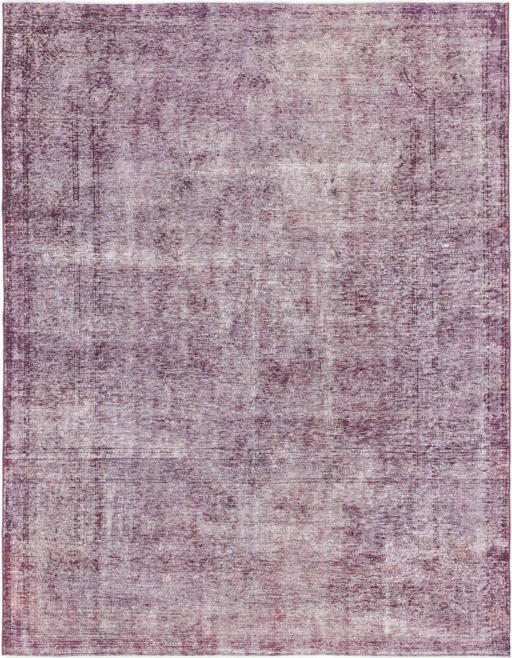 Detail image of 6' 6 x 9' 7 Hand Knotted Ultra Vintage Persian Wool Rug