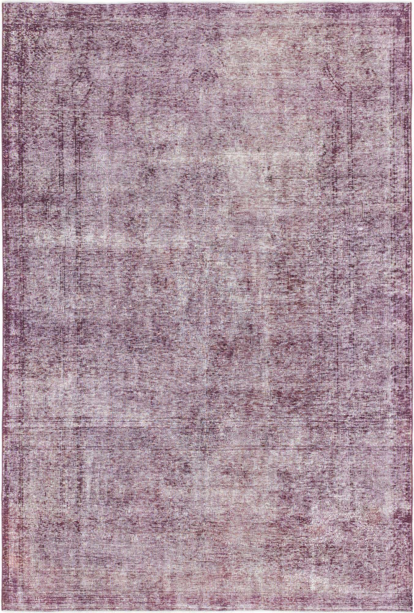 6' 6 x 9' 7 Hand Knotted Ultra Vintage Persian Wool Rug