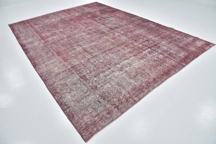 Detail image of 8' 8 x 11' 9 Hand Knotted Ultra Vintage Persian Wool Rug