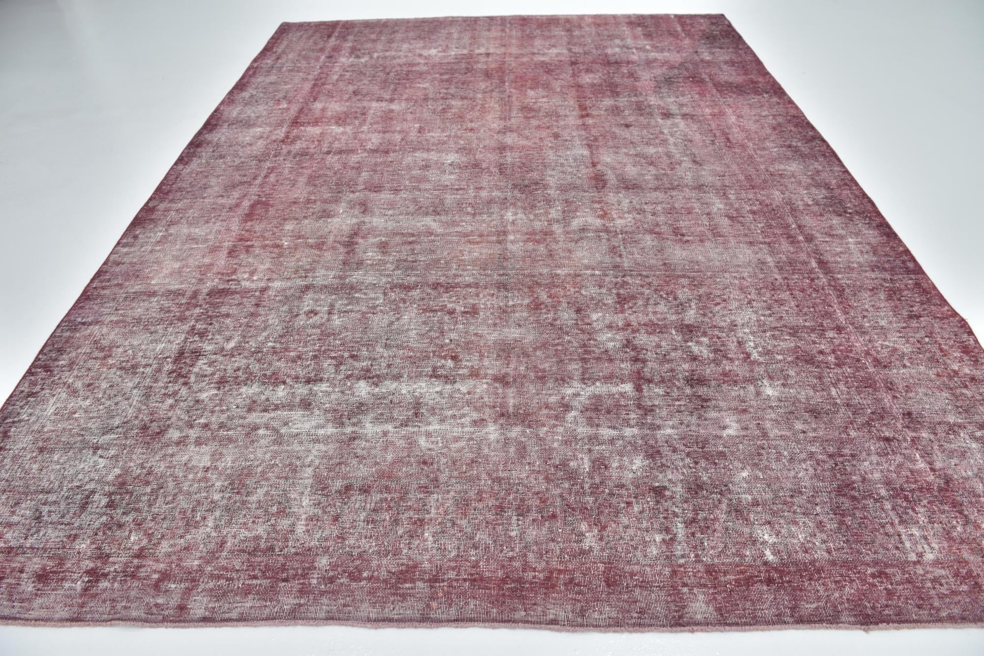 8' 8 x 11' 9 Hand Knotted Ultra Vintage Persian Wool Rug