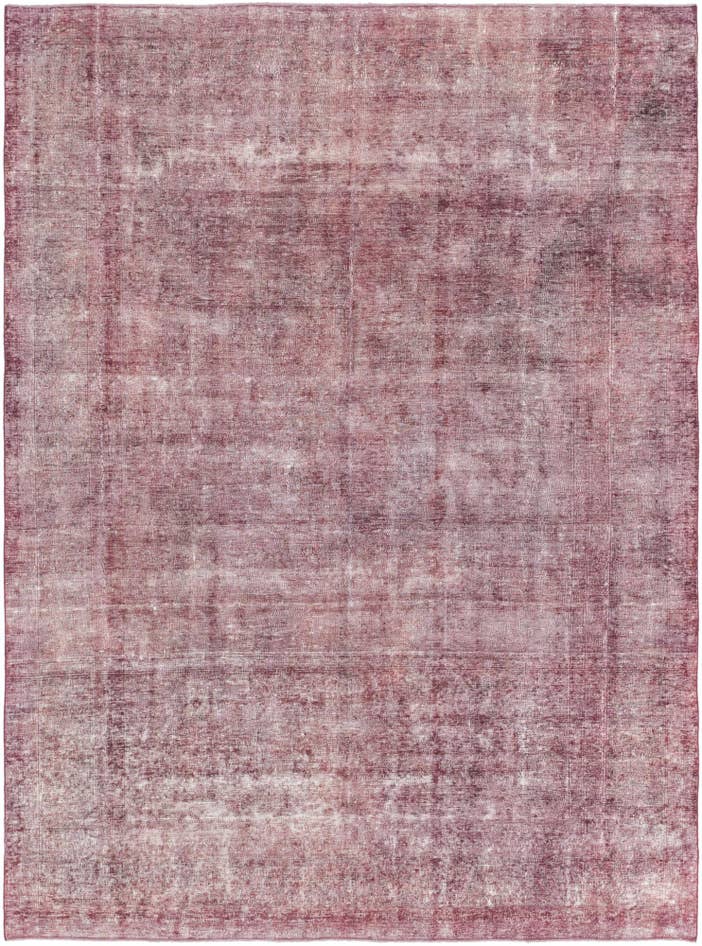 Detail image of 8' 8 x 11' 9 Hand Knotted Ultra Vintage Persian Wool Rug