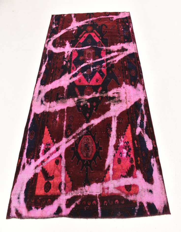 Detail image of 5' 3 x 6' 9  Hand Knotted Ultra Vintage Persian Wool Rug