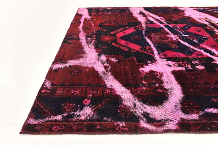 5' 3 x 6' 9 Hand Knotted Ultra Vintage Persian Wool Rug