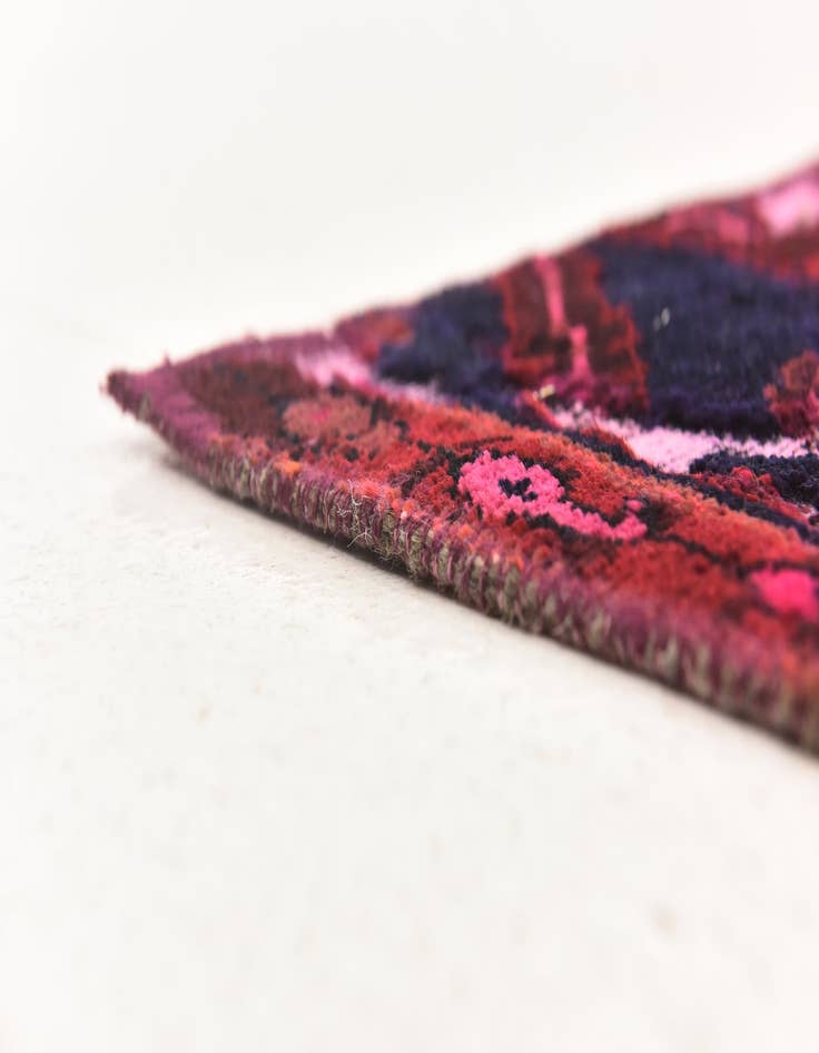 Detail image of 5' 3 x 6' 9  Hand Knotted Ultra Vintage Persian Wool Rug