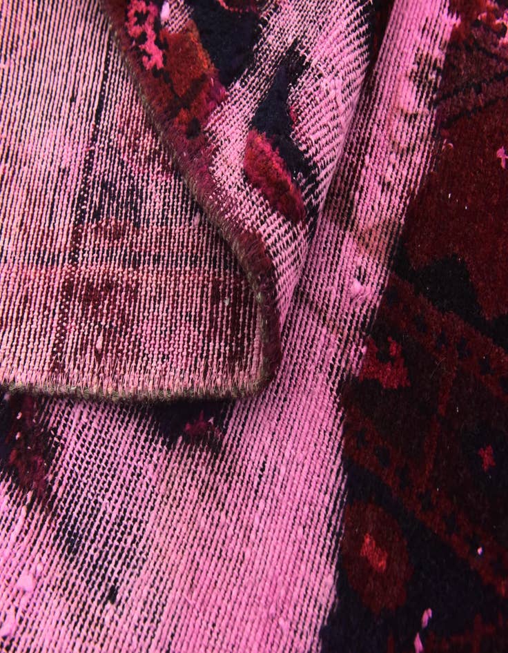 Detail image of 5' 3 x 6' 9  Hand Knotted Ultra Vintage Persian Wool Rug