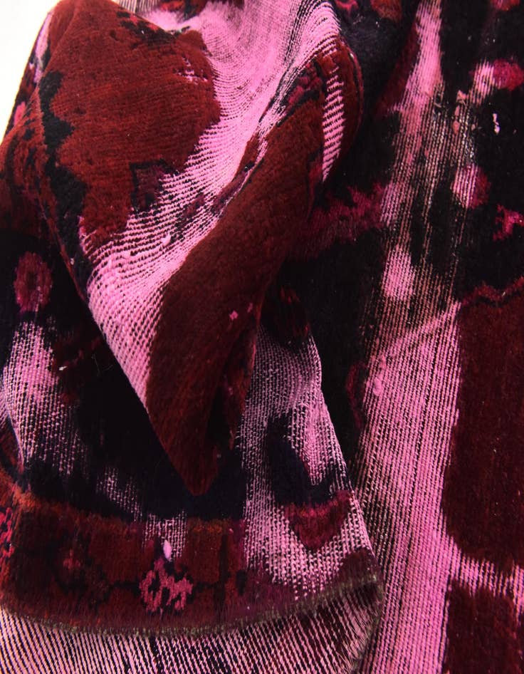 Detail image of 5' 3 x 6' 9  Hand Knotted Ultra Vintage Persian Wool Rug