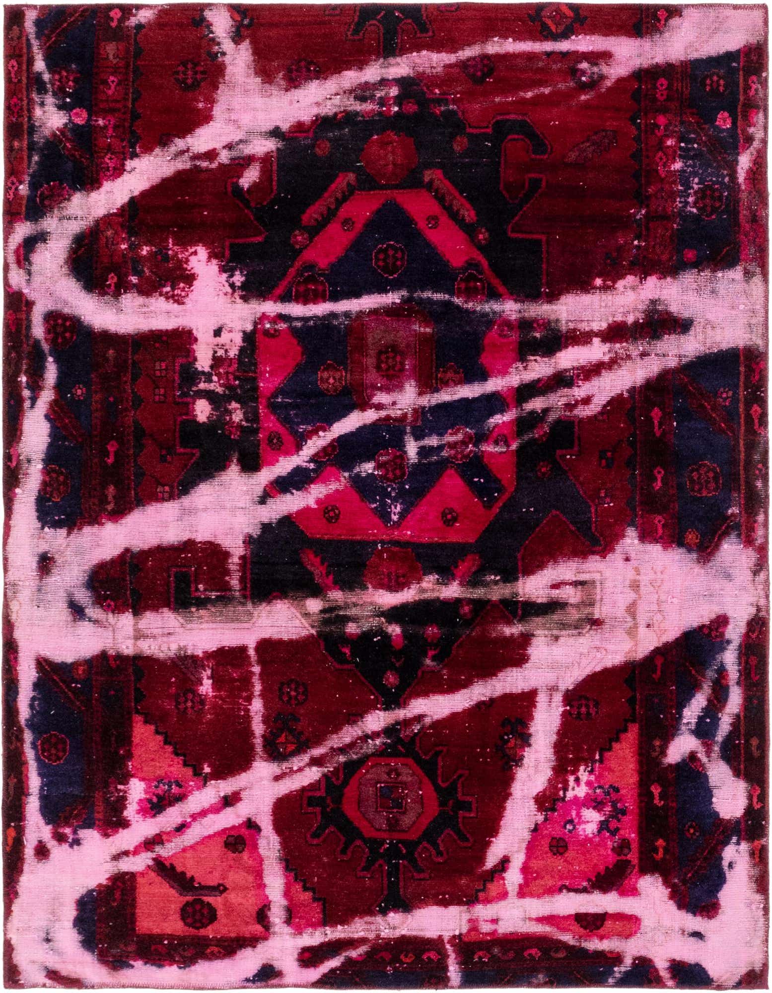 Primary image 5' 3 x 6' 9  Hand Knotted Ultra Vintage Persian Wool Rug