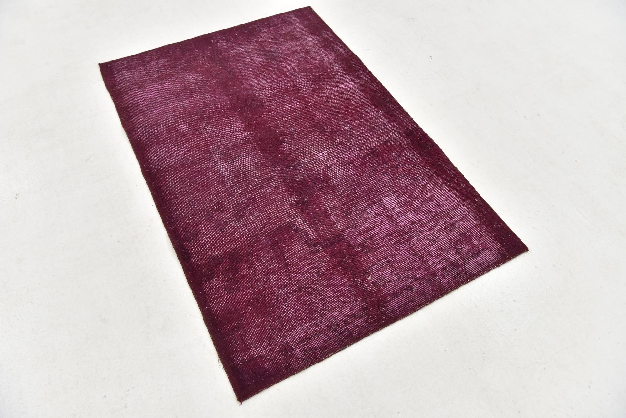 3' x 4' 7 Hand Knotted Ultra Vintage Persian Wool Rug