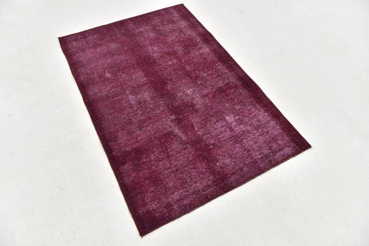 Detail image of 3' x 4' 7 Hand Knotted Ultra Vintage Persian Wool Rug