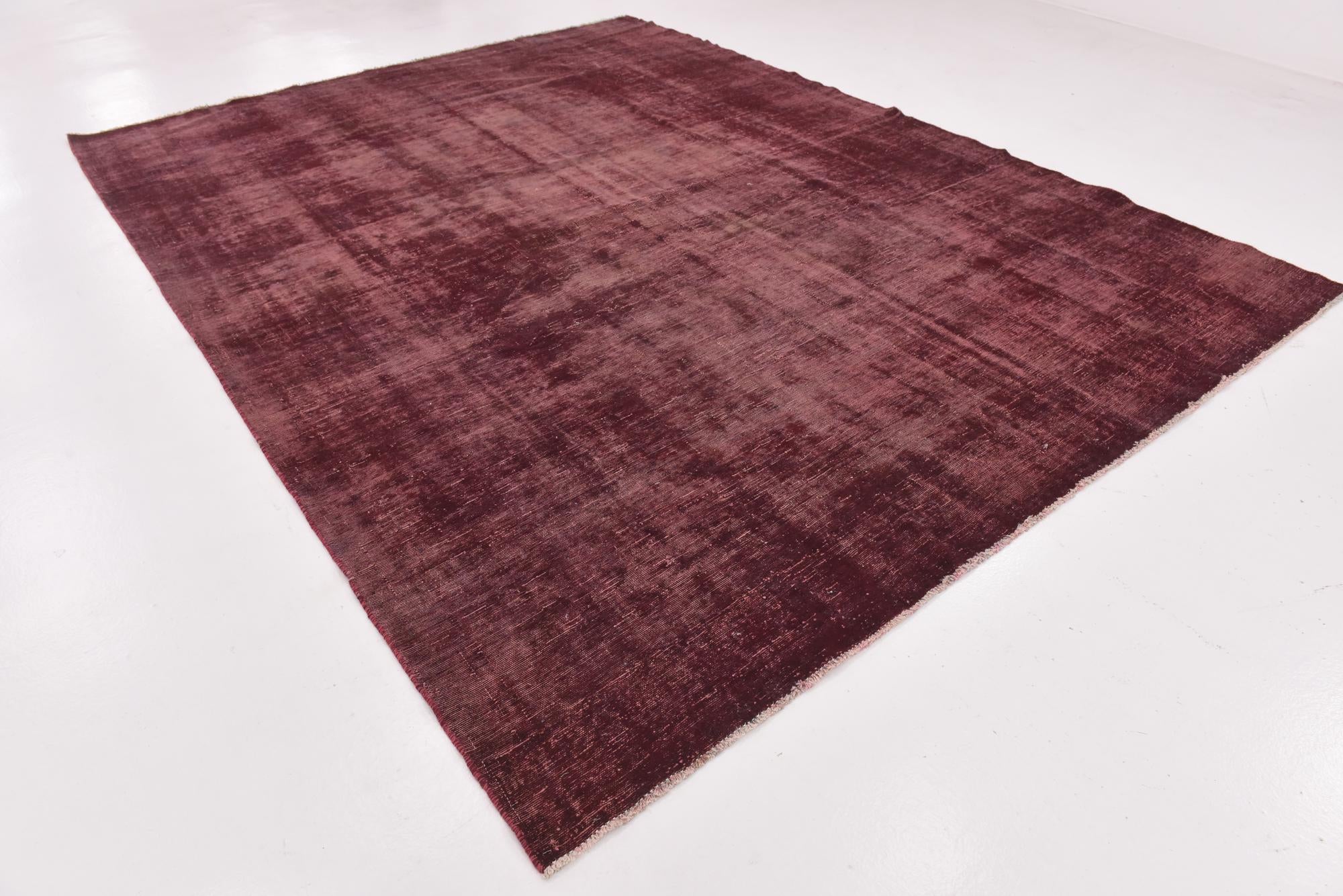 9' x 11' 10 Hand Knotted Ultra Vintage Persian Wool Rug