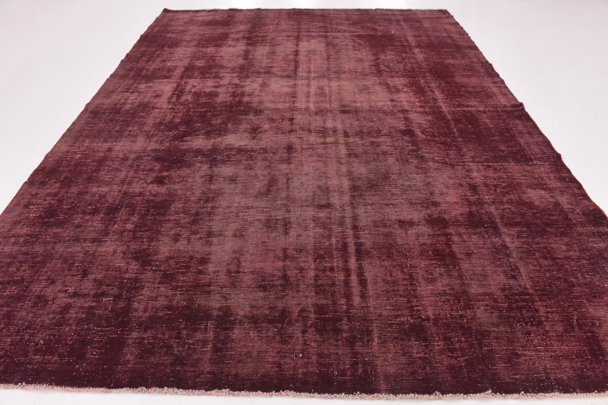 9' x 11' 10 Hand Knotted Ultra Vintage Persian Wool Rug