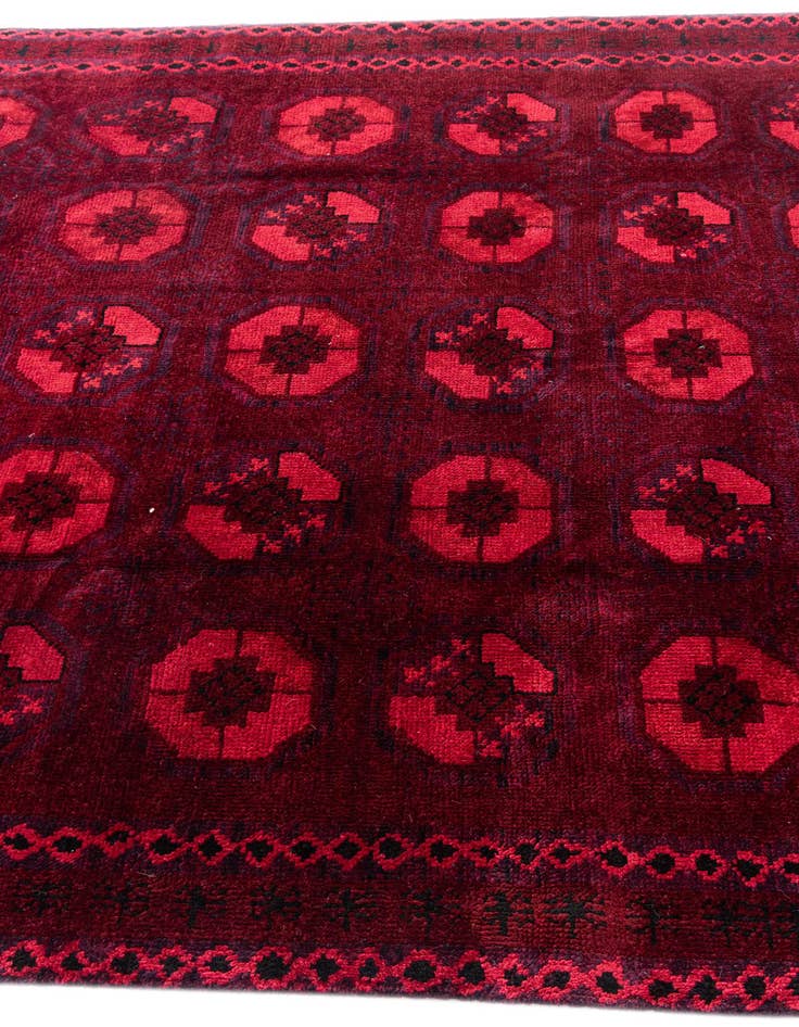 Detail image of 6' 2 x 9' 2  Hand Knotted Ultra Vintage Wool Rug
