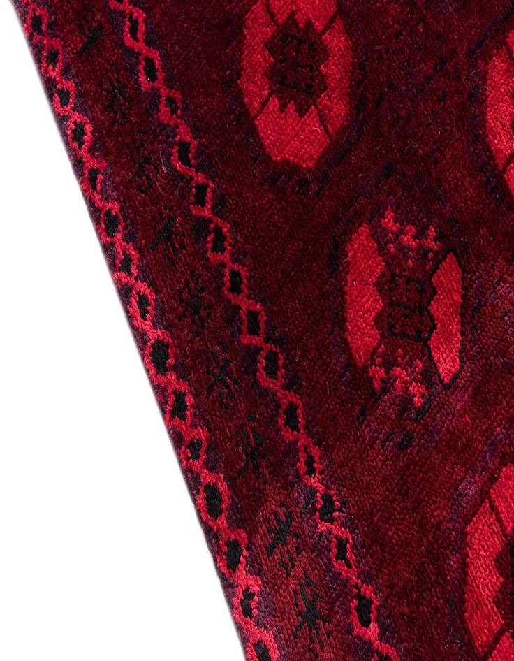 Detail image of 6' 2 x 9' 2  Hand Knotted Ultra Vintage Wool Rug