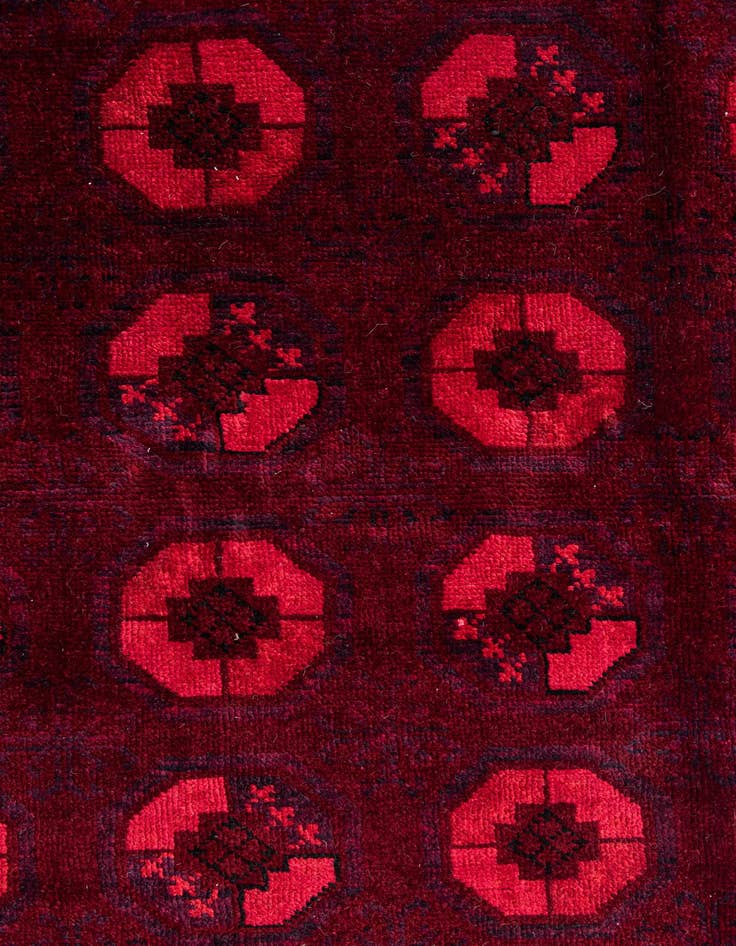 Detail image of 6' 2 x 9' 2  Hand Knotted Ultra Vintage Wool Rug