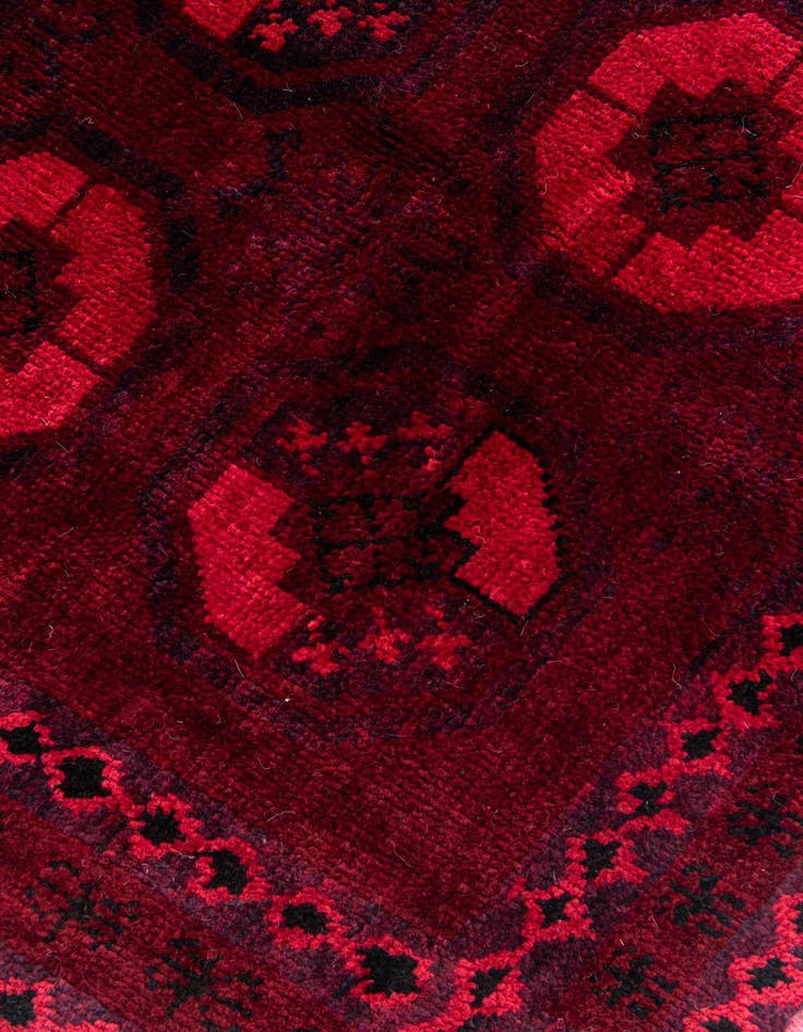 Detail image of 6' 2 x 9' 2  Hand Knotted Ultra Vintage Wool Rug