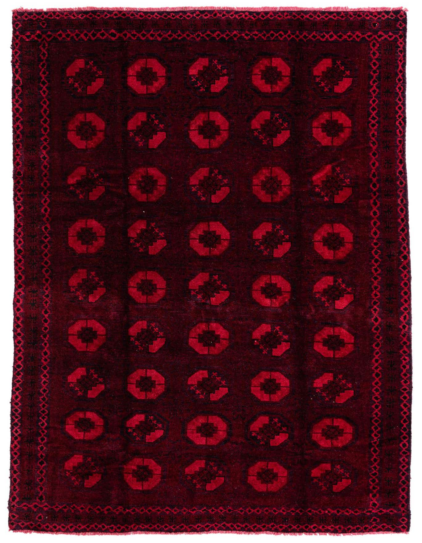 Primary image 6' 2 x 9' 2  Hand Knotted Ultra Vintage Wool Rug