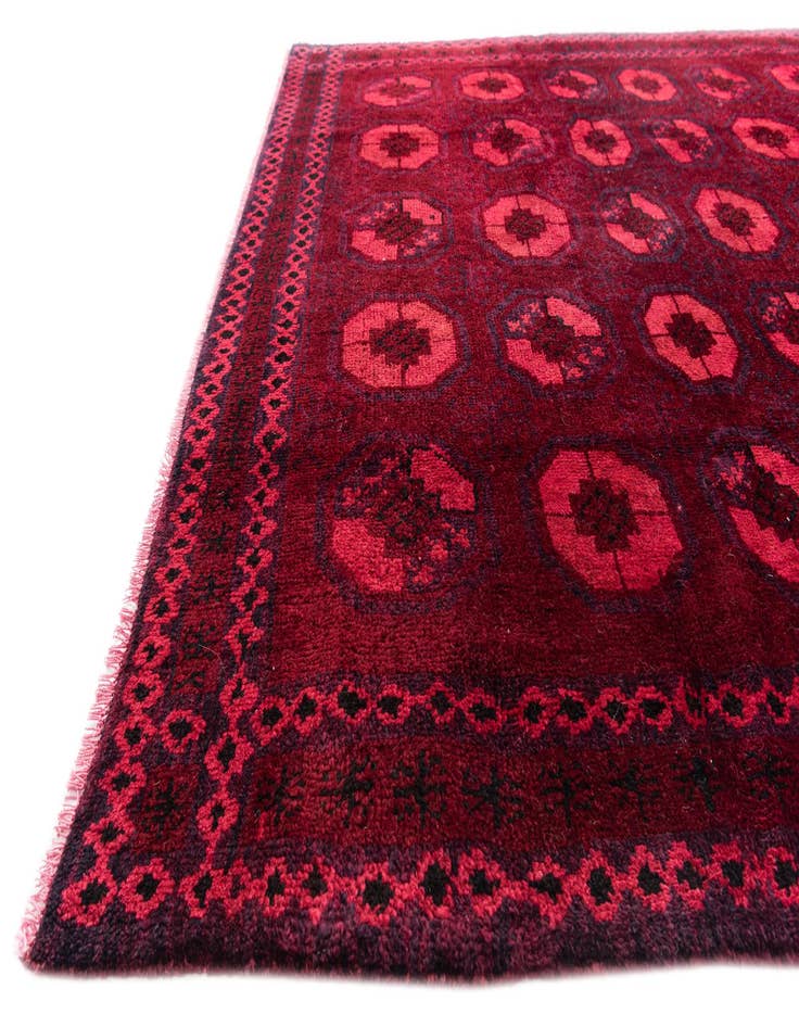 Detail image of 6' 3 x 9'  Hand Knotted Ultra Vintage Wool Rug