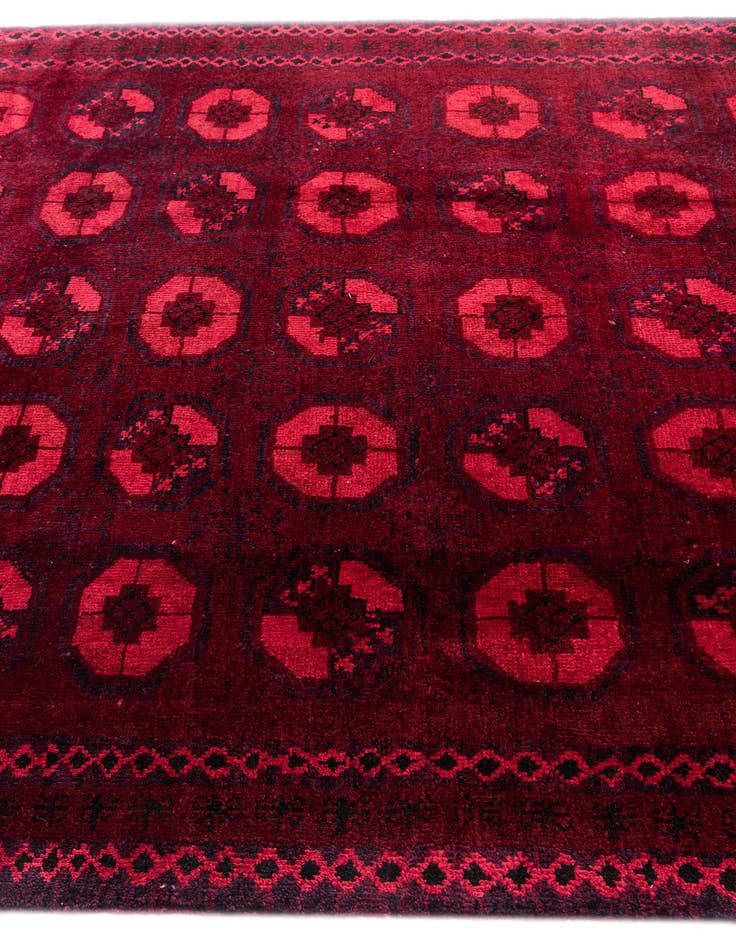 Detail image of 6' 3 x 9'  Hand Knotted Ultra Vintage Wool Rug