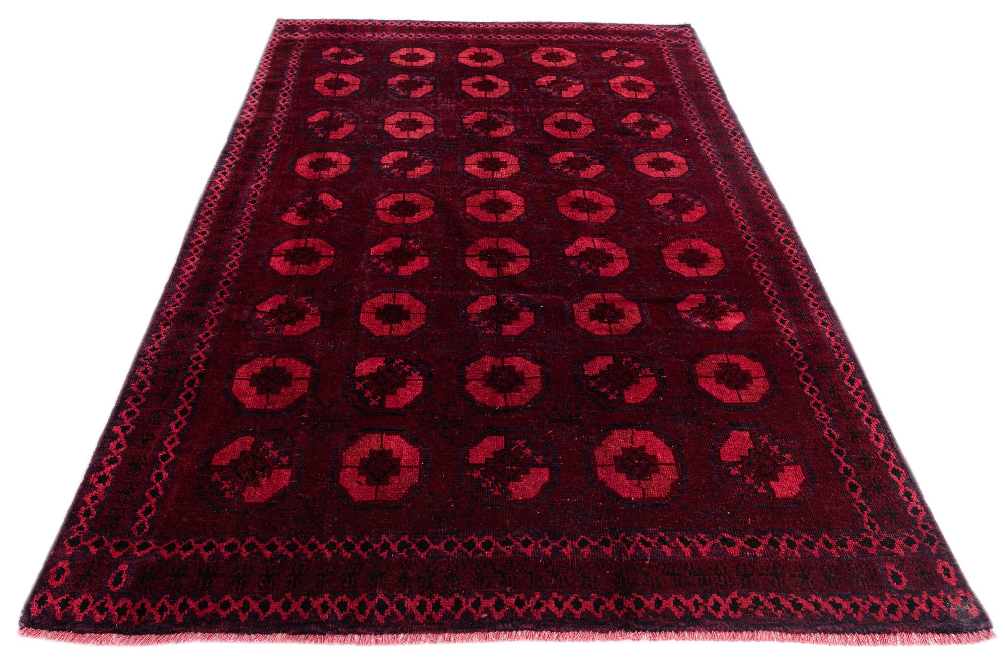 6' x 9' 3 Hand Knotted Ultra Vintage Wool Rug