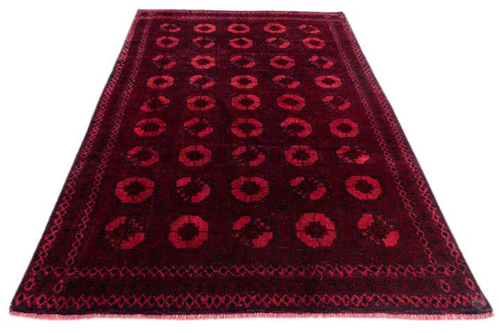 6' x 9' 3 Hand Knotted Ultra Vintage Wool Rug