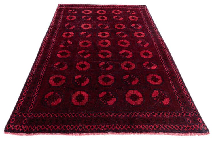 Detail image of 6' x 9' 3 Hand Knotted Ultra Vintage Wool Rug