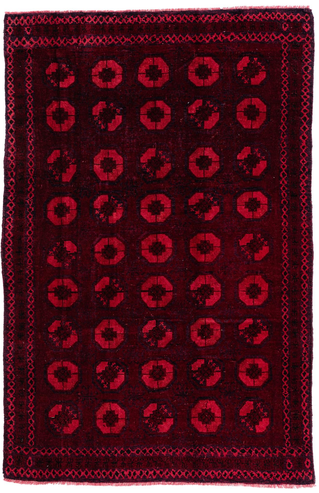 6' x 9' 3 Hand Knotted Ultra Vintage Wool Rug