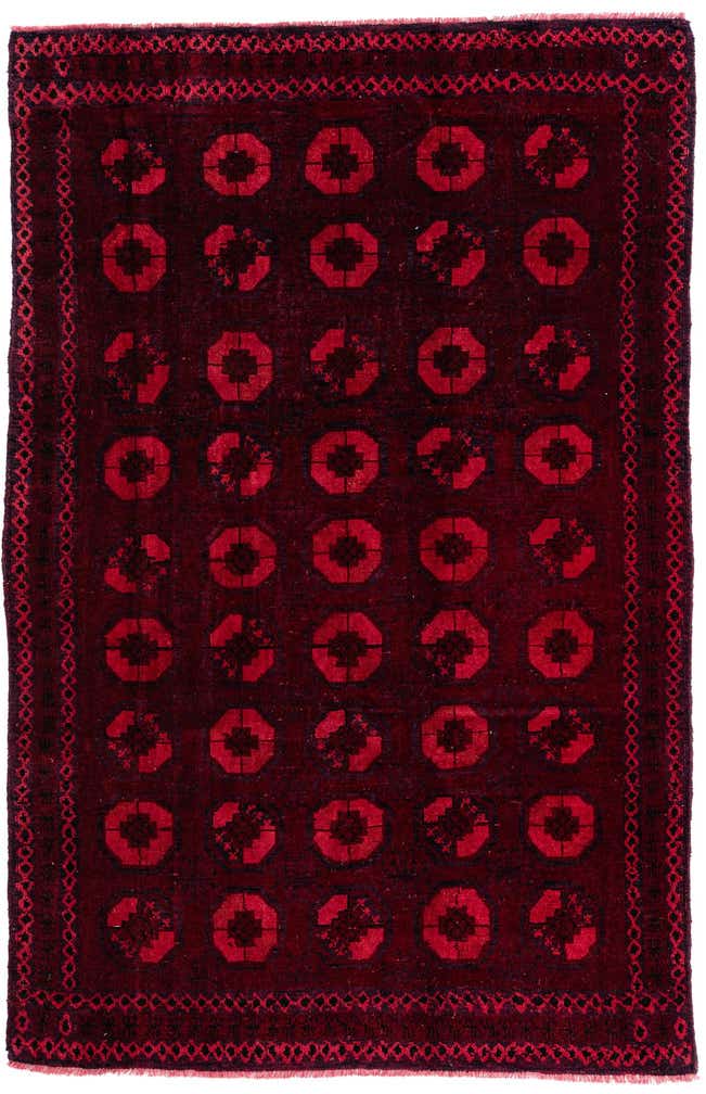 6' x 9' 3 Hand Knotted Ultra Vintage Wool Rug