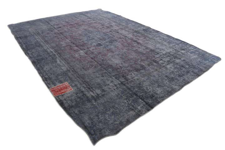 9' 9 x 13' 3 Hand Knotted Ultra Vintage Persian Wool Rug