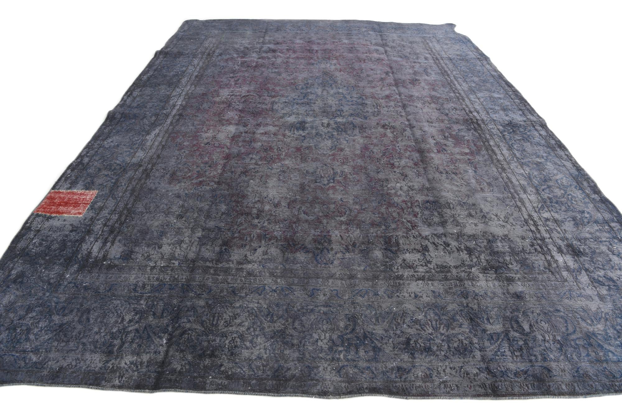 9' 9 x 13' 3 Hand Knotted Ultra Vintage Persian Wool Rug