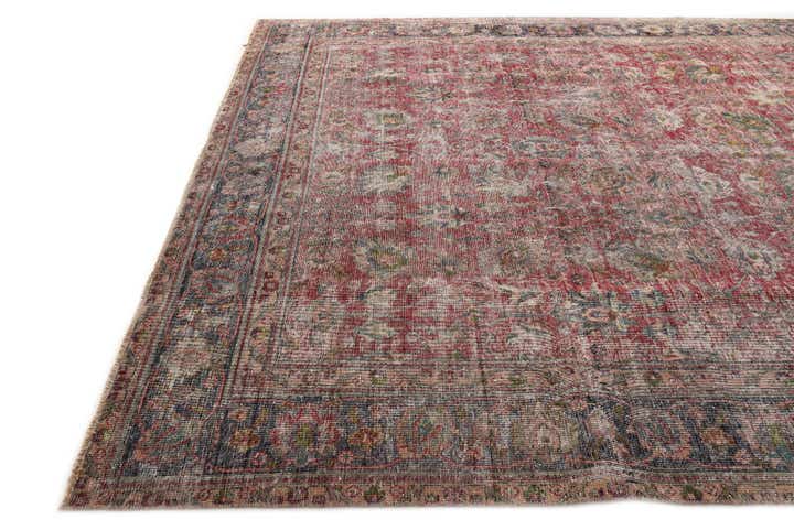 9' 8 x 12' 5 Hand Knotted Ultra Vintage Persian Wool Rug