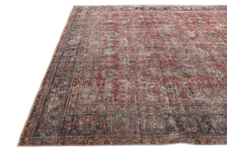 Detail image of 9' 8 x 12' 5 Hand Knotted Ultra Vintage Persian Wool Rug