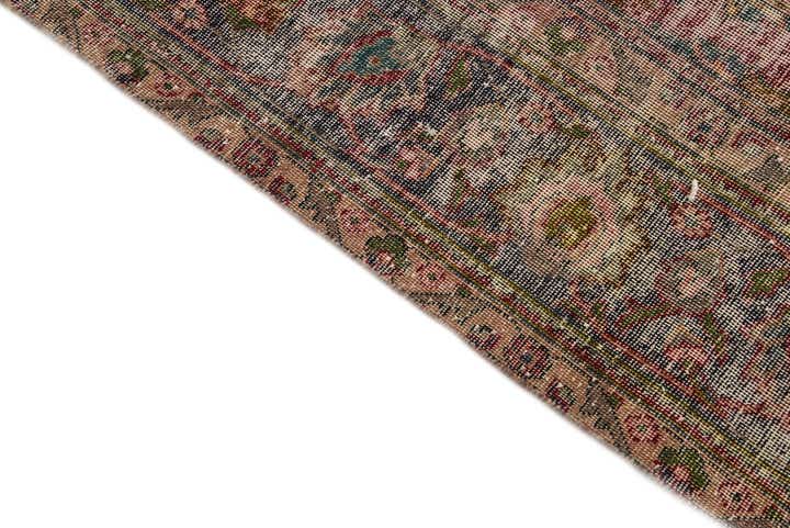 9' 8 x 12' 5 Hand Knotted Ultra Vintage Persian Wool Rug