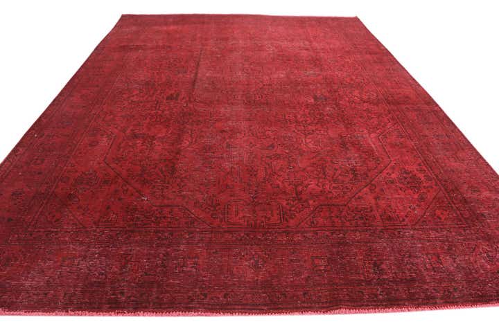 9' 9 x 12' 10 Hand Knotted Ultra Vintage Persian Wool Rug