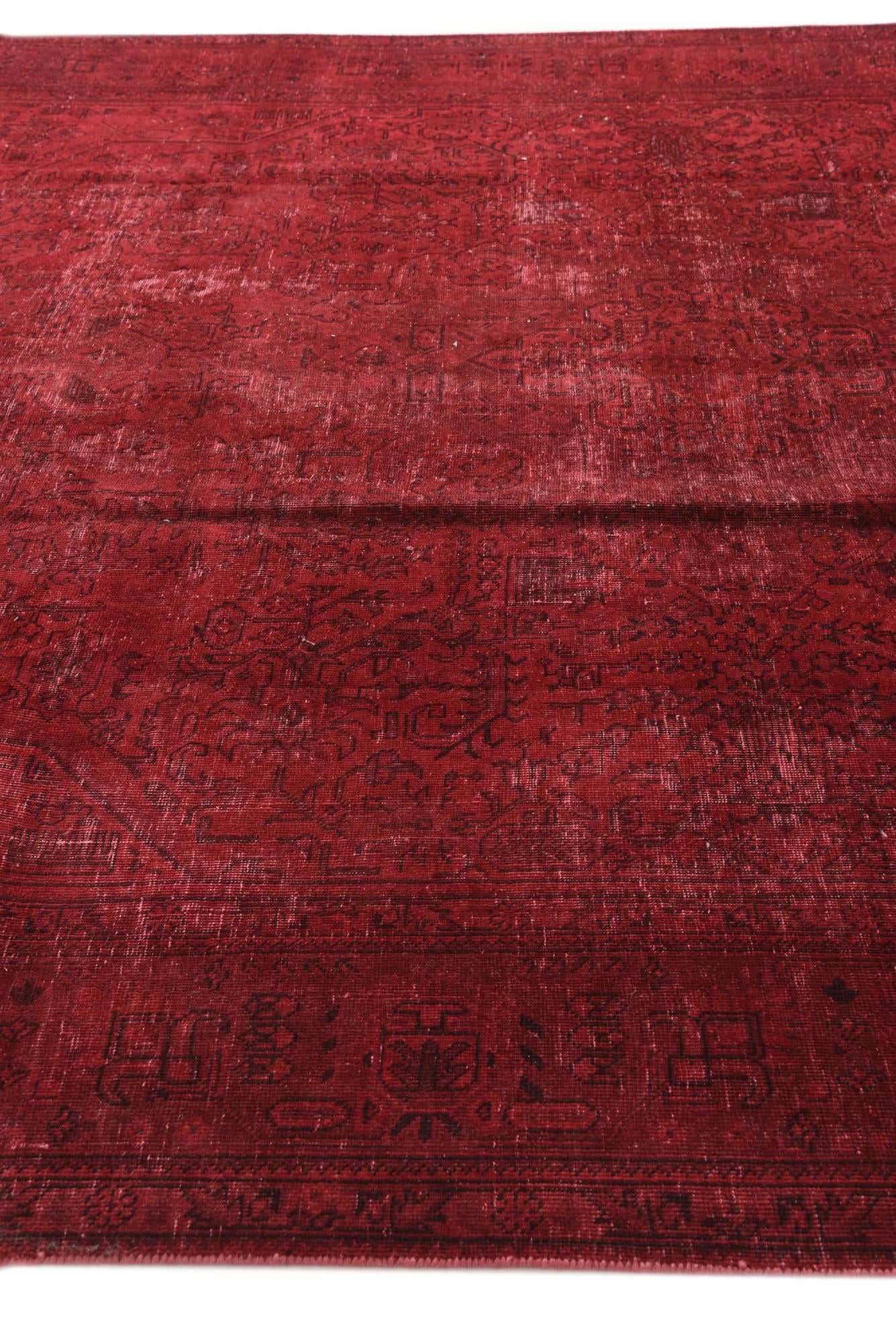 9' 9 x 12' 10 Hand Knotted Ultra Vintage Persian Wool Rug