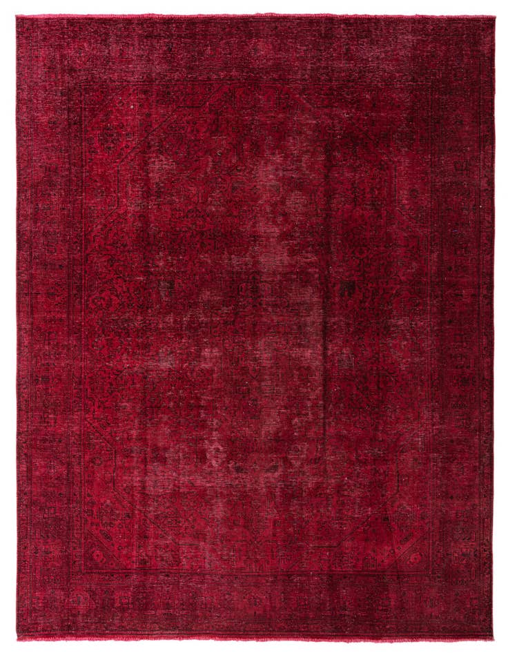 Detail image of 9' 9 x 12' 10 Hand Knotted Ultra Vintage Persian Wool Rug