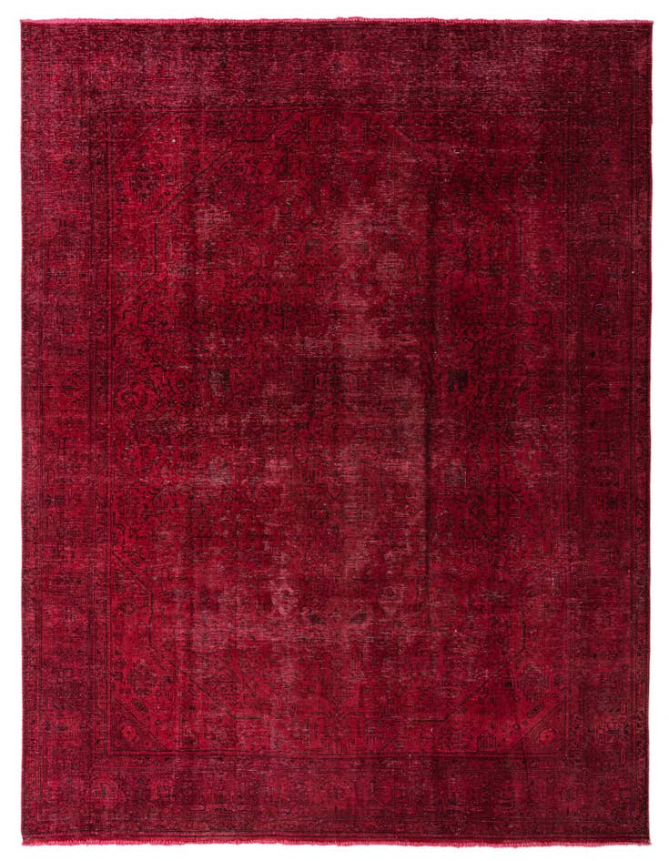 Detail image of 9' 9 x 12' 10 Hand Knotted Ultra Vintage Persian Wool Rug