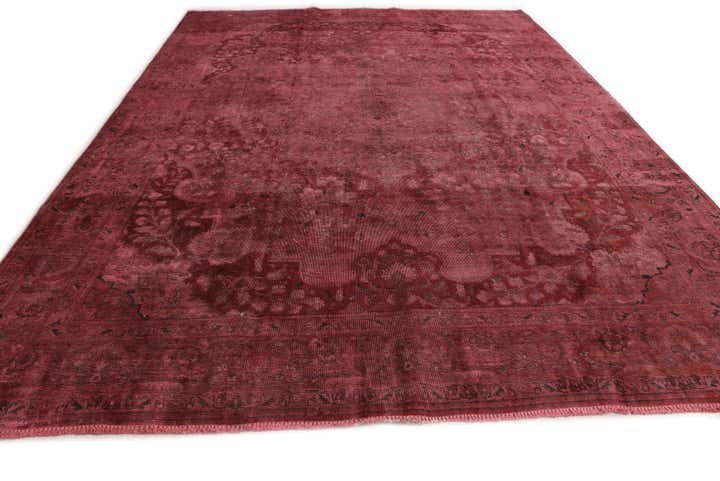 9' 8 x 13' Hand Knotted Ultra Vintage Persian Wool Rug