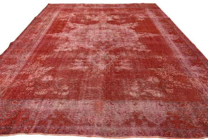 9' 7 x 12' 4 Hand Knotted Ultra Vintage Persian Wool Rug