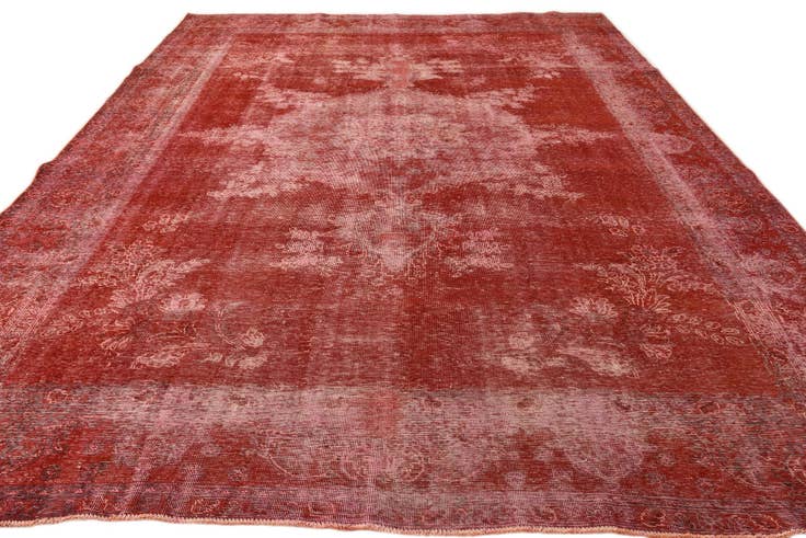 Detail image of 9' 7 x 12' 4 Hand Knotted Ultra Vintage Persian Wool Rug