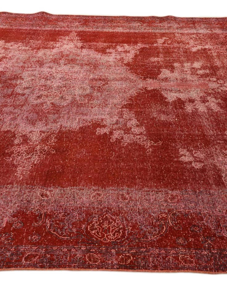 Detail image of 9' 7 x 12' 4  Hand Knotted Ultra Vintage Persian Wool Rug