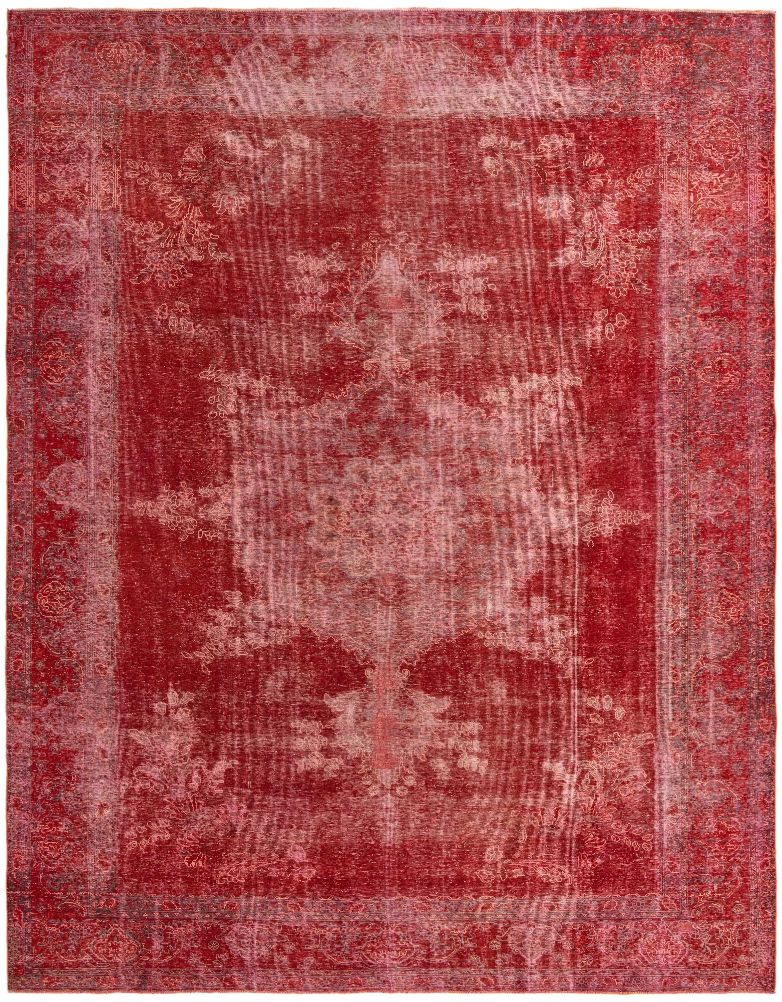 9' 7 x 12' 4 Hand Knotted Ultra Vintage Persian Wool Rug